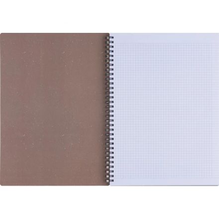Бизнес-тетрадь, BS, А4, 96л., клетка, мягкий, спираль. Flora, инжир, N4283