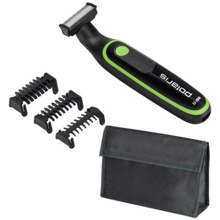 Триммер для бороды POLARIS PHC 0303RB, 3 насадки, длина 0.2-5 мм, беспроводной, черный, 45802 Триммер для бороды POLARIS PHC 0303RB, 3 насадки, длина 0.2-5 мм, беспроводной, черный, 45802