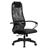 Кресло MT_SU-B-8 сетка/ткань черный подл.130/осн.001(подл.100/осн.001)