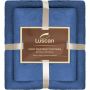 Набор полотенец махровых Luscan 300г/м2, 35x75/70x140 см синий