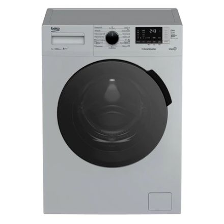 Стиральная машина BEKO RSPE78612S, 1200 об/мин, 7 кг, фронтальная загрузка, 15 программ, пар, серебристая, 7322710002 Стиральная машина BEKO RSPE78612S, 1200 об/мин, 7 кг, фронтальная загрузка, 15 программ, пар, серебристая, 7322710002