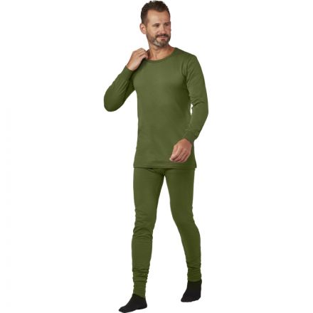 Белье нательное трикотаж зимнее с начесом цв.олива (р.44-46)р.170-176