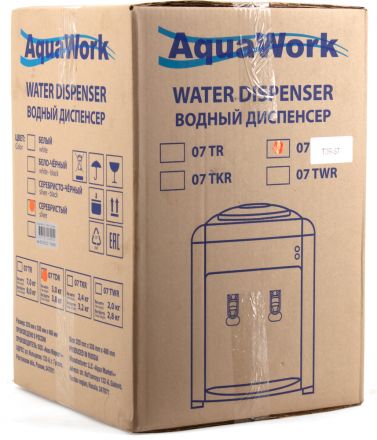 Кулер для воды Aqua Work 0.7-TKR бело-черный