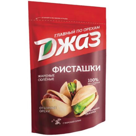 Фисташки ДЖАЗ жареные соленые, 130 г, 2512 Фисташки ДЖАЗ жареные соленые, 130 г, 2512