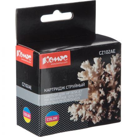 Картридж струйный Комус 650 CZ102AE цв. для DJ Ink Advantage 2515/3515