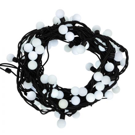 Электрогирлянда Мультишарики ?23 мм, 10м, 80 LED, пост.свеч., Белый 303-595 Электрогирлянда Мультишарики ?23 мм, 10м, 80 LED, пост.свеч., Белый 303-595