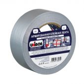 Клейкая лента армированная Unibob серая 48 мм х 10 м толщина 190 мкм