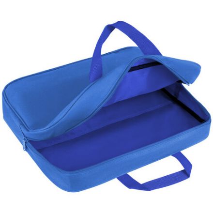 Папка на молнии с ручками STAFF EVERYDAY, А4, ширина 80 мм, полиэстер, синяя, 270740 Папка на молнии с ручками STAFF EVERYDAY, А4, ширина 80 мм, полиэстер, синяя, 270740