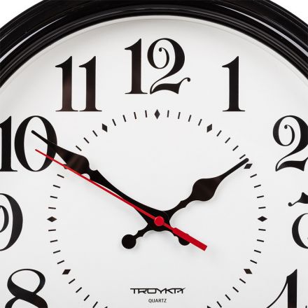 Часы настенные Troyka модель88, диаметр 310мм, пластик 88880882 Часы настенные Troyka модель88, диаметр 310мм, пластик 88880882