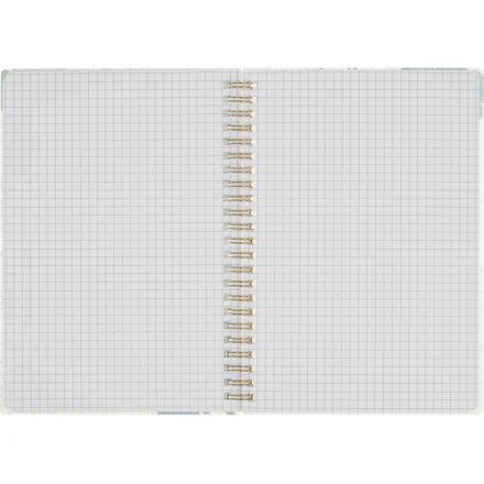 Бизнес-тетрадь Attache Selection Bloom A5 80л,клетка,спираль 145х208мм