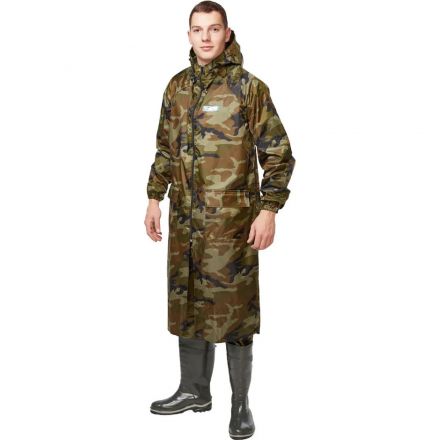 Плащ влагозащитный ПВХ Hunter зл.КМФ 56-58/182-188