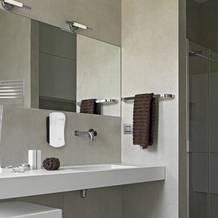 Дозатор для мыла-пены LAIMA PROFESSIONAL ORIGINAL, НАЛИВНОЙ, 0,8 л, белый, ABS-пластик, 605776 Дозатор для мыла-пены LAIMA PROFESSIONAL ORIGINAL, НАЛИВНОЙ, 0,8 л, белый, ABS-пластик, 605776