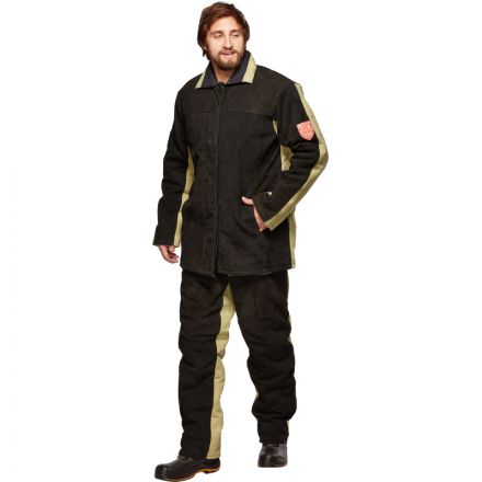 Костюм сварщика брезент+спилок кур/брюки (модель КС09) (р.56-58) 182-188 Костюм сварщика брезент+спилок кур/брюки (модель КС09) (р.56-58) 182-188