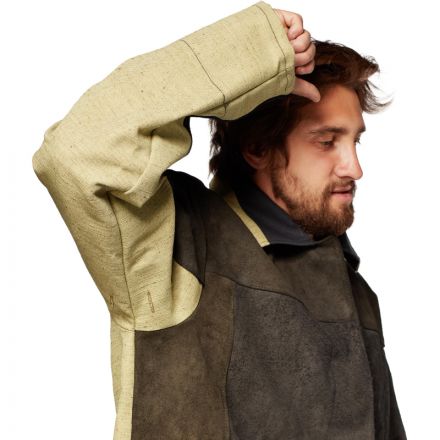 Костюм сварщика брезент+спилок кур/брюки (модель КС09) (р.56-58) 182-188 Костюм сварщика брезент+спилок кур/брюки (модель КС09) (р.56-58) 182-188