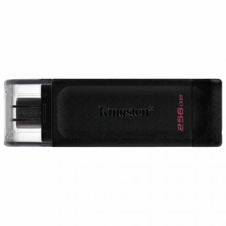 Флеш-диск 256 GB KINGSTON DataTraveler 70, разъем Type-C 3.2, черный, DT70/256GB Флеш-диск 256 GB KINGSTON DataTraveler 70, разъем Type-C 3.2, черный, DT70/256GB