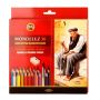 Карандаши акварельные MONDELUZ OLD MAN 3712 36цв/наб картон.уп 3712036003KZ