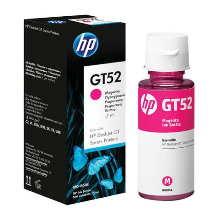 Чернила HP GT52 (M0H55AE) для InkTank 315/410/415, SmartTank 500/515/615 пурпурные, ресурс 8000 страниц, оригинальные Чернила HP GT52 (M0H55AE) для InkTank 315/410/415, SmartTank 500/515/615 пурпурные, ресурс 8000 страниц, оригинальные