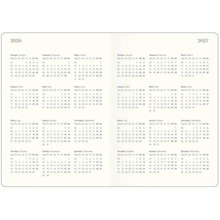 Ежедневник датированный 2026 IF 14х20см 176л, тв с рез, Explore I1715/black