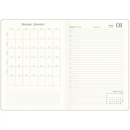 Ежедневник датированный 2026 IF 14х20см 176л, тв с рез, Explore I1715/black