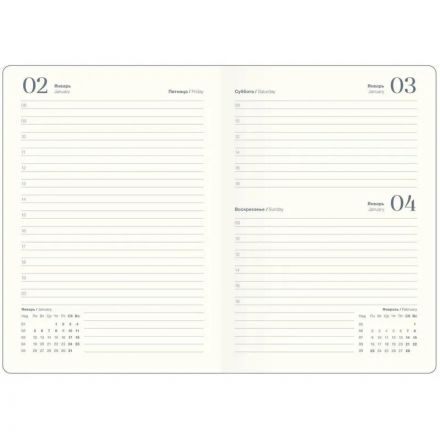 Ежедневник датированный 2026 IF 14х20см 176л, тв с рез, Explore I1715/black