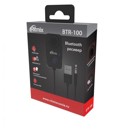 FM-трансмиттер Ritmix BTR-100 (80001126) FM-трансмиттер Ritmix BTR-100 (80001126)