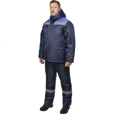 Костюм рабочий зимний муж з12-КПК с СОП син/вас оксф 48-50/170-176 Костюм рабочий зимний муж з12-КПК с СОП син/вас оксф 48-50/170-176