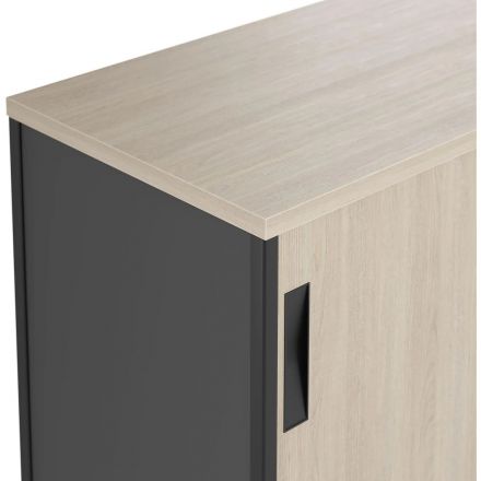 Шкаф-купе Комус Мебель К-Loft 241H041 1370х420х752 дуб сканд/графит