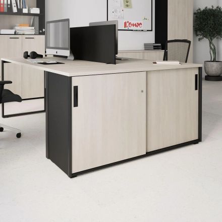 Шкаф-купе Комус Мебель К-Loft 241H041 1370х420х752 дуб сканд/графит