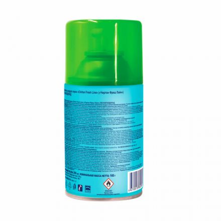 Сменный баллон 250 мл, CHIRTON "Лесной водопад", для автоматических освежителей, универсальный, сухое распыление, 4670013302581 Сменный баллон 250 мл, CHIRTON "Лесной водопад", для автоматических освежителей, универсальный, сухое распыление, 4670013302581