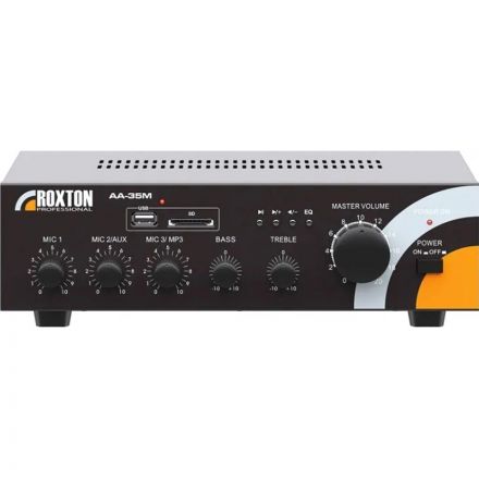 Усилитель Roxton AA-35M, трансляционный, 35Вт Усилитель Roxton AA-35M, трансляционный, 35Вт