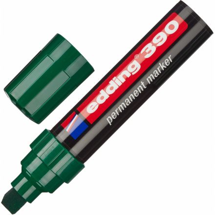 Маркер перманентный EDDING 390/4 зеленый 4-12мм скошенный наконеч Маркер перманентный EDDING 390/4 зеленый 4-12мм скошенный наконеч