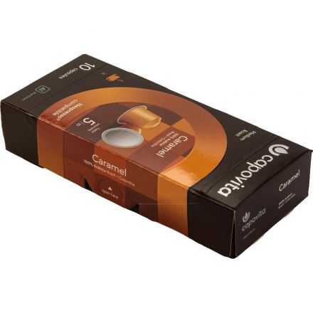 Кофе в капсулах Capovita Caramel Nespresso с ароматом карамели, 10шт Кофе в капсулах Capovita Caramel Nespresso с ароматом карамели, 10шт