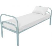 Кровать CAM_металлическая одноярус Хард+2 800х1900,сет100х50,дв.ножка,2пер