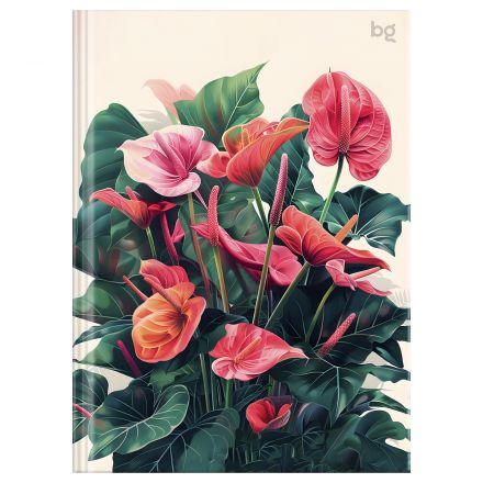 Бизнес-блокнот А6, 64л., ЛАЙТ BG "Цветы", глянцевая ламинация Бизнес-блокнот А6, 64л., ЛАЙТ BG "Цветы", глянцевая ламинация