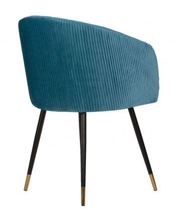 Стул обеденный DOBRIN MARY, морская волна велюр (1922-7) СПб