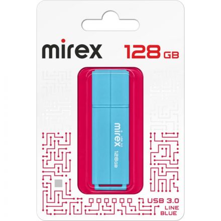 Флеш-память Mirex USB 3.0 LINE BLUE 128Gb (13600-FM3LB128 ) Флеш-память Mirex USB 3.0 LINE BLUE 128Gb (13600-FM3LB128 )