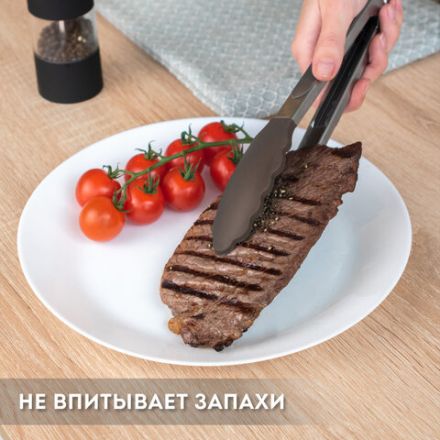 Набор силиконовых кухонных принадлежностей с деревянными ручками 12 в 1, серо-коричневый, DASWERK (ДАСВЕРК), 608195 Набор силиконовых кухонных принадлежностей с деревянными ручками 12 в 1, серо-коричневый, DASWERK (ДАСВЕРК), 608195