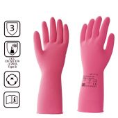 Перчатки латексные КЩС, сверхпрочные, плотные, хлопковое напыление, размер 7,5-8, M (средний), красные, HQ Profiline, 73582 Перчатки латексные КЩС, сверхпрочные, плотные, хлопковое напыление, размер 7,5-8, M (средний), красные, HQ Profiline, 73582