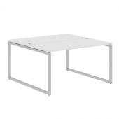 Стол 2-х местный XQWST 1414 Белый/Алюминий 1400х1406х750 Стол 2-х местный XQWST 1414 Белый/Алюминий 1400х1406х750
