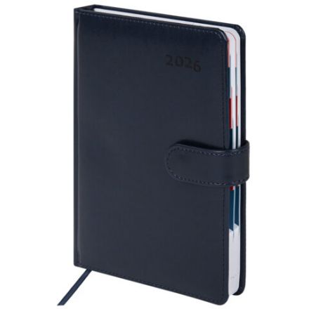Ежедневник датированный 2026 А5 148х218 мм, GALANT "Ritter", под кожу, темно-синий, 117492 Ежедневник датированный 2026 А5 148х218 мм, GALANT "Ritter", под кожу, темно-синий, 117492