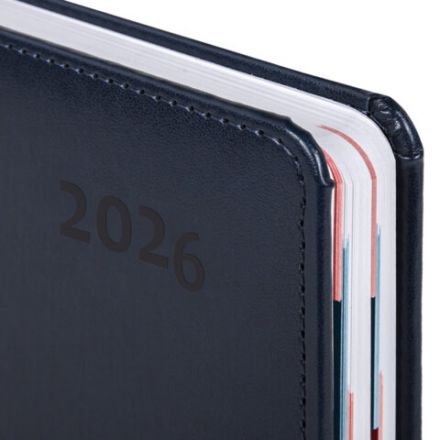 Ежедневник датированный 2026 А5 148х218 мм, GALANT "Ritter", под кожу, темно-синий, 117492 Ежедневник датированный 2026 А5 148х218 мм, GALANT "Ritter", под кожу, темно-синий, 117492