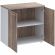 Стеллаж Комус Мебель К-Loft 241H004 786х420х738 дуб сонома темн/белый