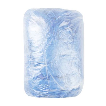 Бахилы двойные с двойной резинкой КОМПЛЕКТ 100 штук (50 пар) ПРОЧНЫЕ, 40х14 см, 32 мкм, 3,9 г, ELEGREEN