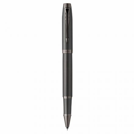 Ручка-роллер PARKER "IM Professionals Monochrome Titanium", черный лак, нержавеющая сталь, черная, 2172960 Ручка-роллер PARKER "IM Professionals Monochrome Titanium", черный лак, нержавеющая сталь, черная, 2172960