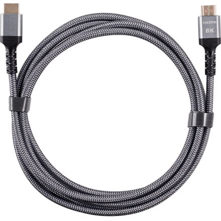Кабель HDMI 19M/M,ver. 2.1 8KX60Hz (Econom) оплетка 3m iOpen <ACG859A-3.0
