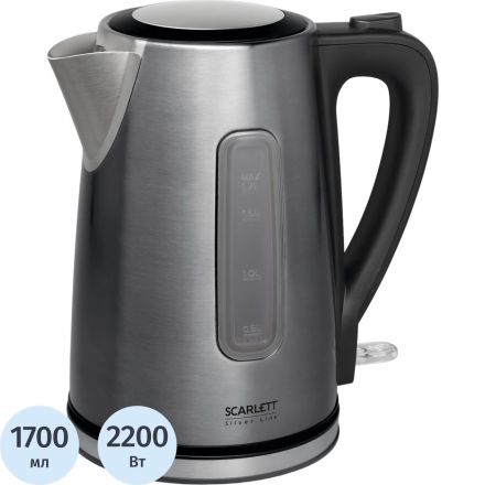 Чайник Scarlett SC-EK21S103, Silver Line Чайник Scarlett SC-EK21S103, Silver Line