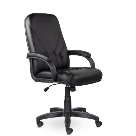 Кресло Комо В пластик-люкс 727 S-0401 (черный) Кресло Комо В пластик-люкс 727 S-0401 (черный)