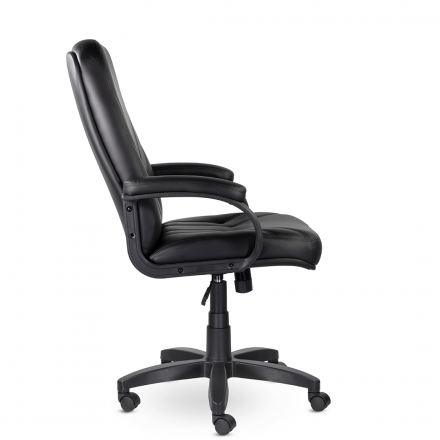 Кресло Комо В пластик-люкс 727 S-0401 (черный) Кресло Комо В пластик-люкс 727 S-0401 (черный)