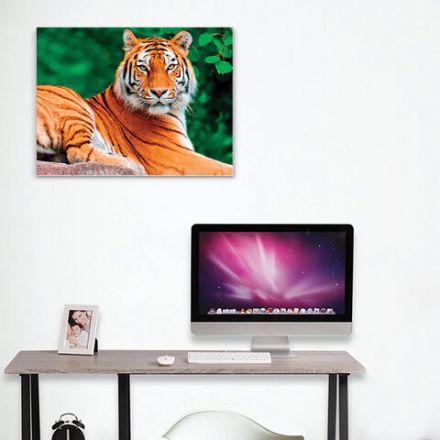 Картина стразами (алмазная мозаика) 40х50 см, ОСТРОВ СОКРОВИЩ "Тигр", на подрамнике, 662427 Картина стразами (алмазная мозаика) 40х50 см, ОСТРОВ СОКРОВИЩ "Тигр", на подрамнике, 662427