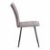 Стул обеденный Bari LT, велюр, серый/черный, 29, 41х55х89 см